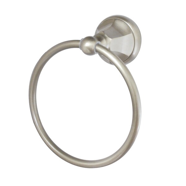 Metropolitan 6" Towel Ring, Brushed Nickel